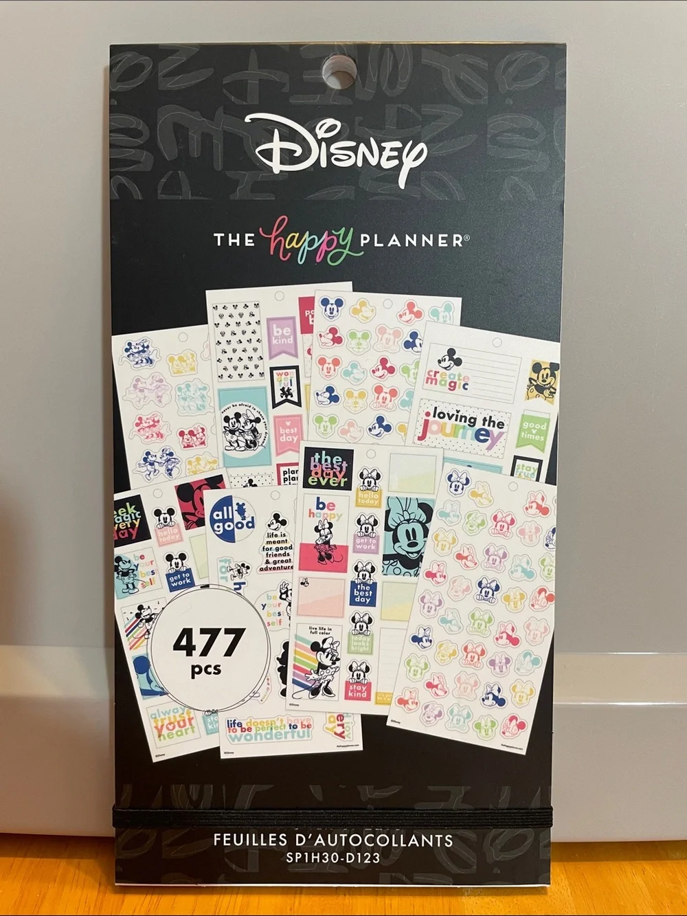 Happy Planner Set of 5 Mickey and Minnie Disney Planner Accessories Stickers